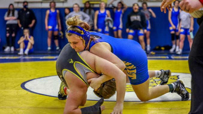 Girls wrestling 12-4