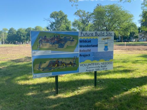 Wildcat Wonderland Future Site Sign