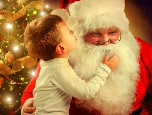 Santa and Child