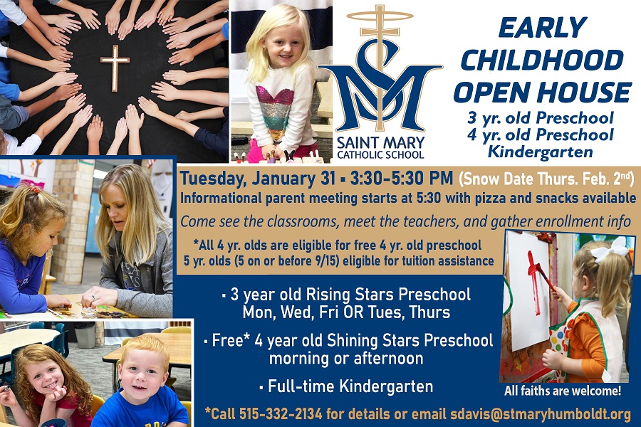 St. Mary's Early Childhood Open House