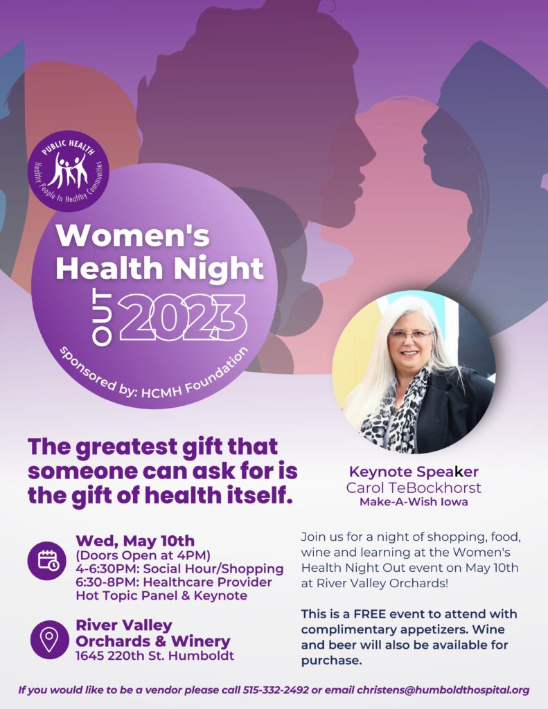 Women's Health Night out 2023 - HCMH Foundation @ River Valley Orchards & Winery