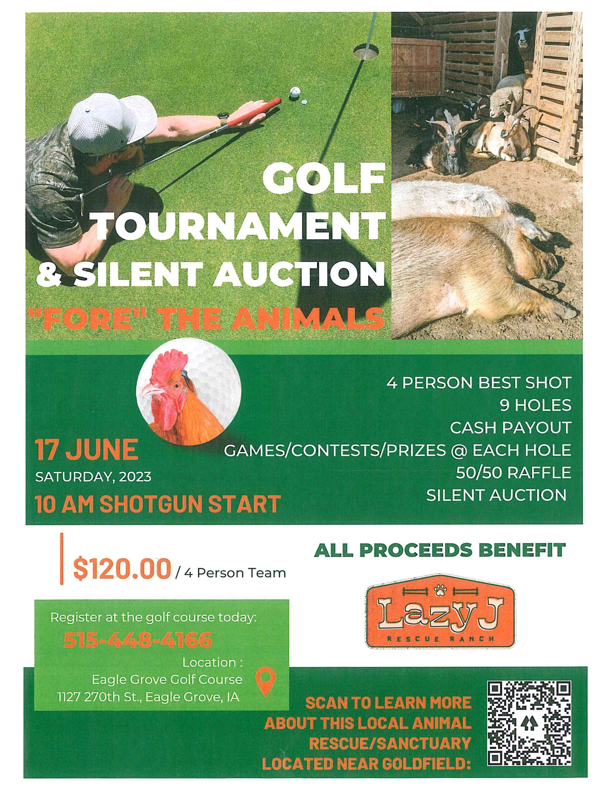 Lazy J Rescue Ranch Golf Tournament & Silent Auction