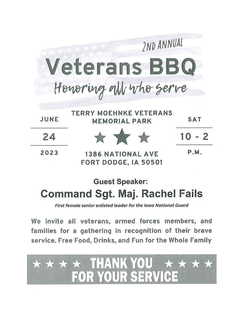 2nd Annual Veterans BBQ