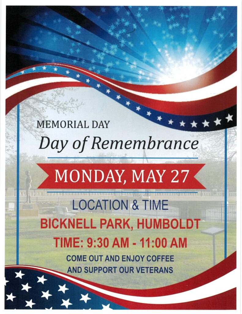 Memorial Day - Day of Remembrance