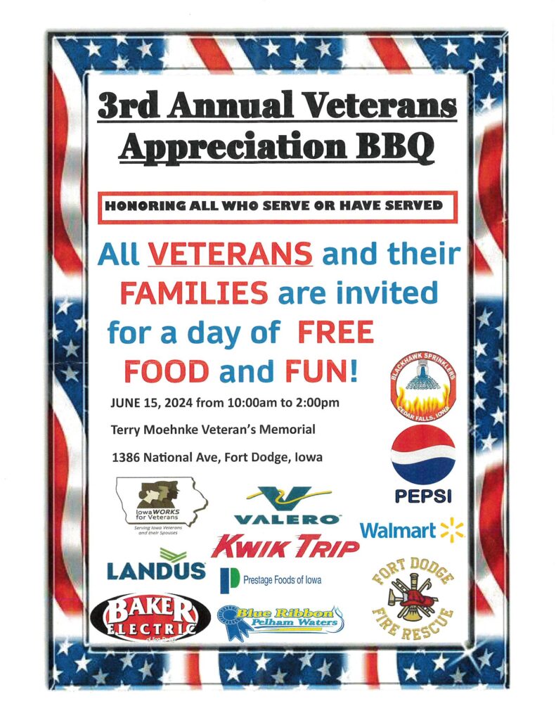 3rd Annual Veterans BBQ