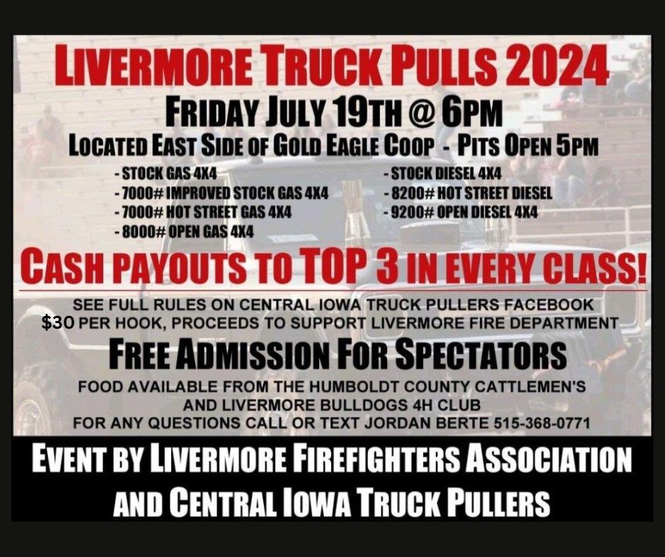 LIVERMORE TRUCK PULLS 2024