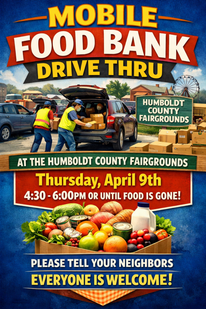 Mobile Food Bank Drive Thru @ Humbolt County Fairgrounds