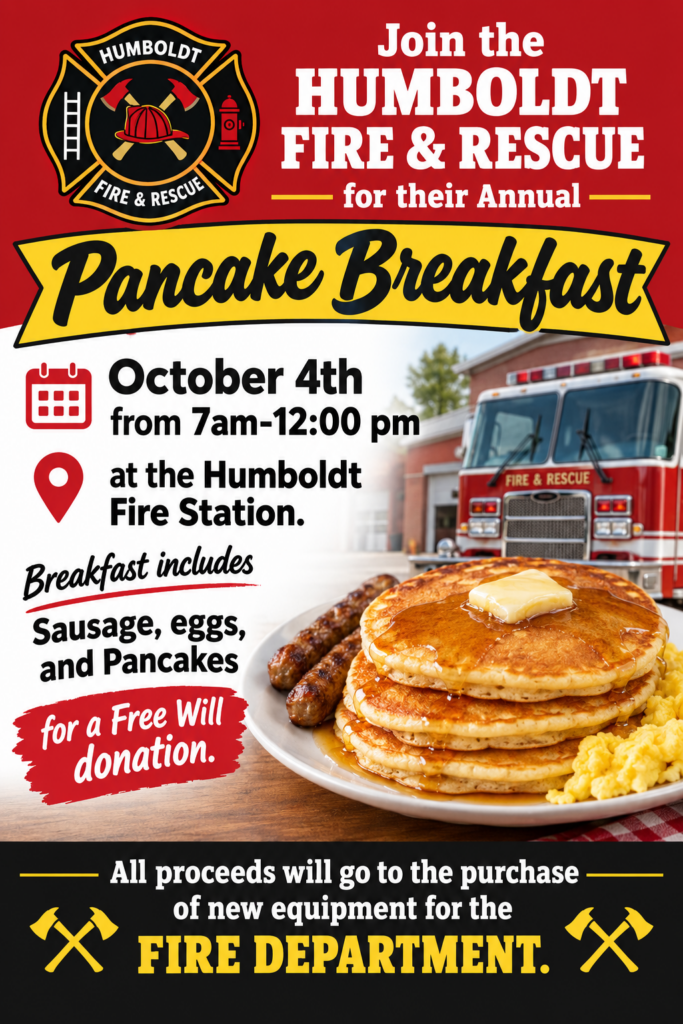 Humboldt Fire & Rescue Pancake Breakfast @ Humboldt Fire Station